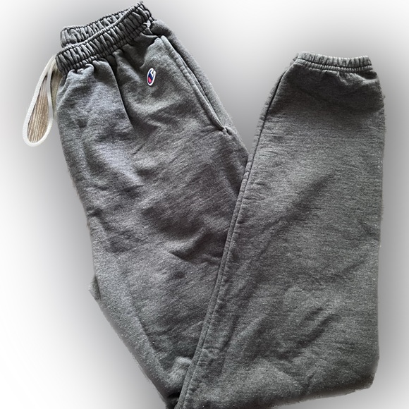 Champion Pants - Champion, gray sweatpants, size small